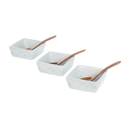 Marble & Acacia Charcuterie Board